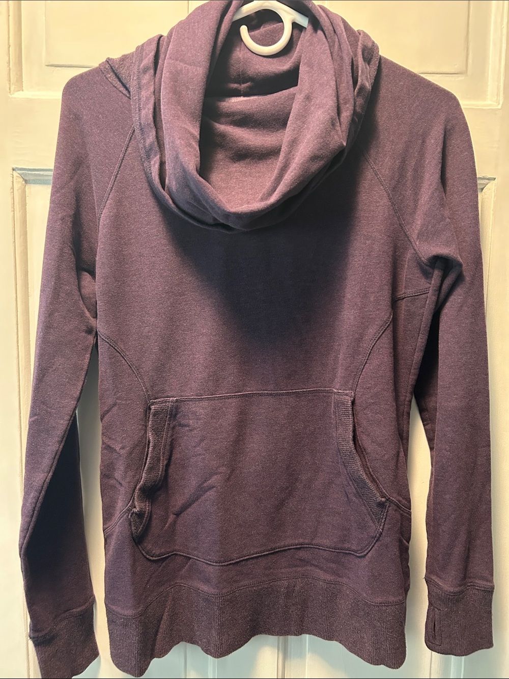 L.L. Bean Women's Cowl-Neck Pullover Sweater - Plum